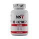 Витамин Д3 и К2 MK-7 (Vitamin D3 + K2 MK-7), MST, 120 капсул