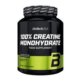 Креатин Моногідрат BioTech (100% Creatine Monohydrate) у порошку, 1000 г, Неприправлений