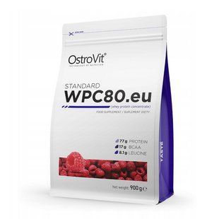 Сироватковий протеїн OstroVit WPC80.eu 900 г, Арахісове масло