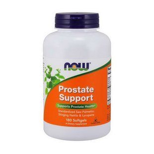 Поддержка простаты (Prostate Support), Now Foods, 180 мягких капсул
