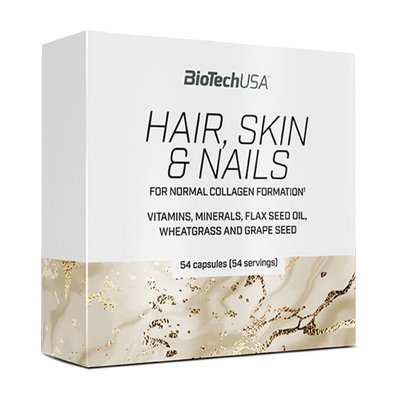 Вітаміни для волосся, нігтів та шкіри (Hair, Skin & Nails), BioTech, 54 капсул 21741-01 фото