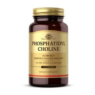Фосфатидилхолін (Phosphatidyl Choline), Solgar, 100 м'яких капсул