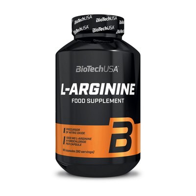 Л-Аргінін BioTech (L-Arginine Mega Caps) 90 капсул 06272-01 фото
