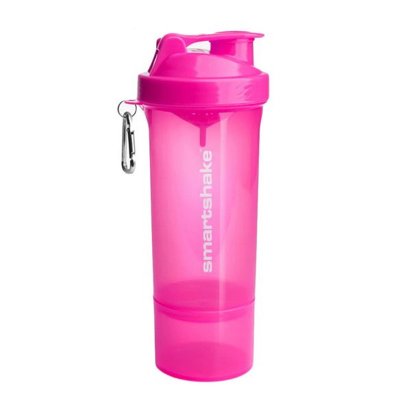 Шейкер SmartShake Slim NEON Pink, 500 мл, Розовый 07016-01 фото