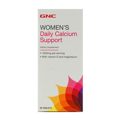 Вітаміни для жінок (Women's Daily Calcium Support), GNC, 90 табл 19298-01 фото