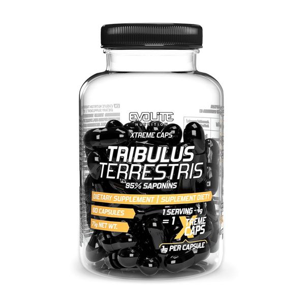 Трибулус стимулятор тестостерона Evolite Nutrition (Tribulus Terrestris 95%), 60 капсул 22184-01 фото