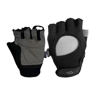 Перчатки для фитнеса PowerPlay Fitness Gloves Rapid Black-Grey 9100, L 21419-03 фото