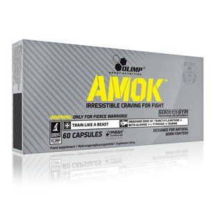 Предтренировочный комплекс Olimp (Amok), 60 капсул