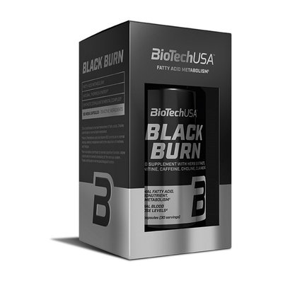 Жироспалювач комплексний Black Burn BioTech, 90 мега капсул 11451-01 фото