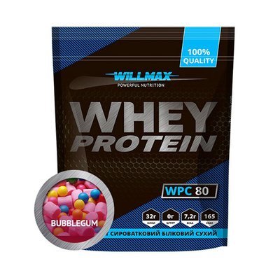 Сироватковий протеїн Willmax Whey Protein 80 920 г, Крем брюле 10561-14 фото