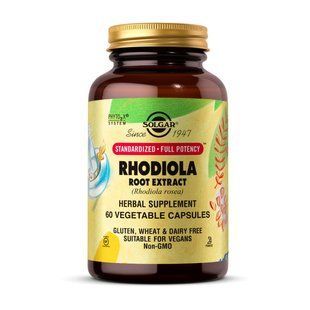 Родіола рожева (Rhodiola root extract), Solgar, 60 капсул.