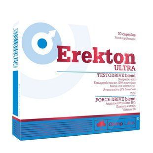 Стимулятор тестостерона (Erekton Ultra), Olimp, 30 капсул