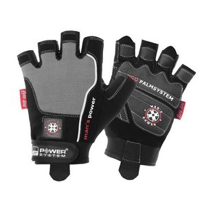 Перчатки для фитнеса Power System Mans Power Gloves Grey 2580GR, XL 20916-04 фото