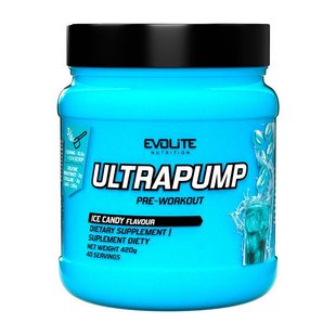 Предтренировочный комплекс Evolite Nutrition (Ultra Pump), 420 г, Ледяная цукерка 22206-03 фото