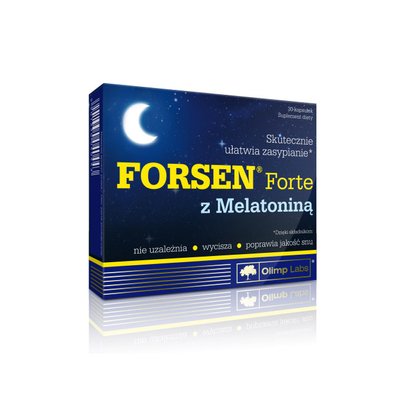 Рослинний Комплекс для сну Forsen Forte, Olimp, 30 капсул 07210-01 фото