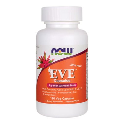 Вітаміни для жінок Єва (EVE), Now Foods, 120 капсул. 02910-01 фото
