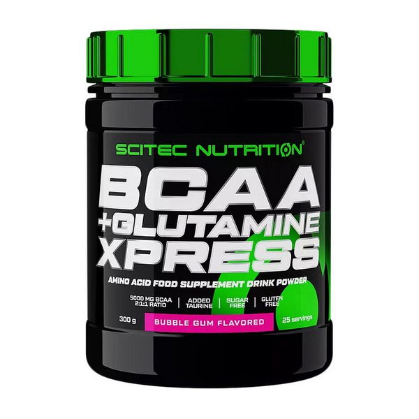 Аминокислоты BCAA + Glutamine Xpress Scitec Nutrition 300 г, Мохито 10097-04 фото