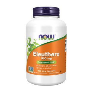 Елеутерокок (Eleuthero) 500 мг, 250 веган капсул