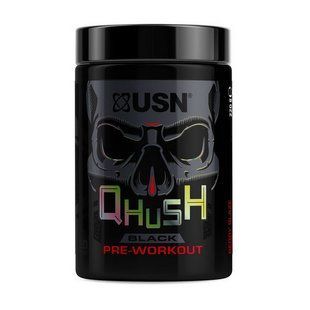 Передтренувальний комплекс USN (Qhush Black Pre-workout), 220 г, Ягідне полум'я
