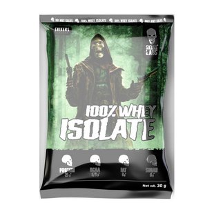 Сывороточный протеин изолят Skull Labs 100% Whey Isolate 30 г, Шоколад 21323-01 фото