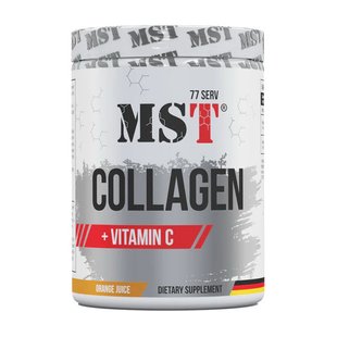 Коллаген с Витамином Ц (Collagen + Vitamin C), MST, 500,5 г, Зеленое яблоко 22748-02 фото