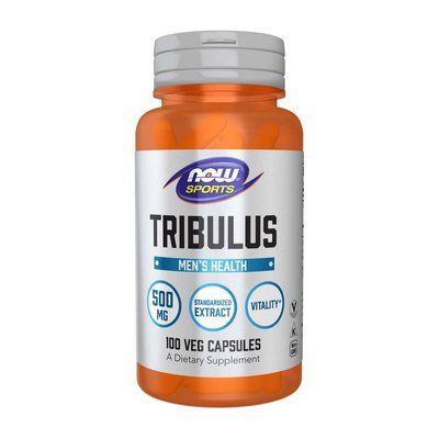 Трибулус стимулятор тестостерону NOW (Tribulus) 500 мг, 100 капсул 00188-01 фото