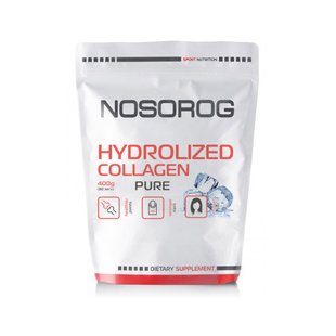 Гидролизованный коллаген (Hydrolized Collagen), NOSOROG, 400 г, Чистый 10015-01 фото