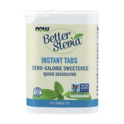 Розчинні таблетки Стевії NOW (Better Stevia instant tabs), 175 табл. 06420-01 фото