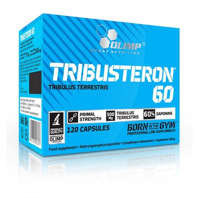 Трибулус стимулятор тестостерону Olimp (Tribusteron 60), 120 капсул 00190-01 фото