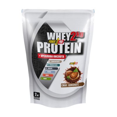 Сироватковий протеїн Power Pro Whey Protein 2000 г, Банан та суниця 06384-02 фото