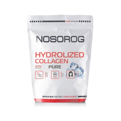 Гідролізований колаген (Hydrolized Collagen), NOSOROG, 400 г, Чистий 10015-01 фото