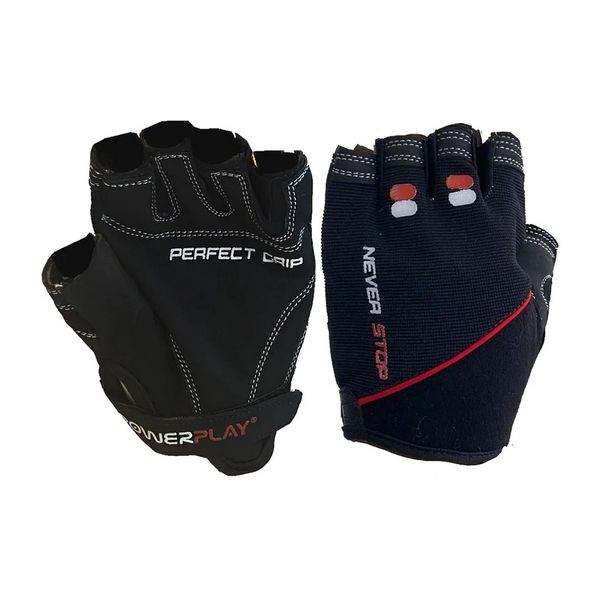 Перчатки для фитнеса PowerPlay Fitness Gloves Black 9076, L 21418-03 фото