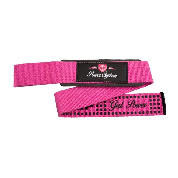 Кистевые лямки со смягчающей подкладкой женские Power System Lifting Straps 3420 Pink, 22380-01 фото