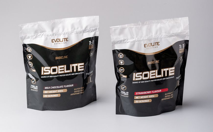 Сывороточный протеин изолят Evolite Nutrition Iso Elite 500 г, Шоколадное арахисовое масло 22162-06 фото