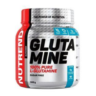 Глютамин в порошке Nutrend (Glutamine) 300 г, Чистый