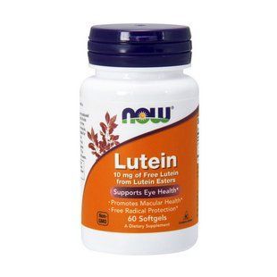 Лютеїн (Lutein) 10 мг, 60 м'яких капсул