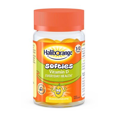 Вітамін Д (Softies Vitamin D), Haliborange, 30 желейок, Лимон 21621-01 фото