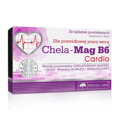 Магній Б6 (Chela-Mag B6 Cardio), Olimp, 30 табл. 06943-01 фото