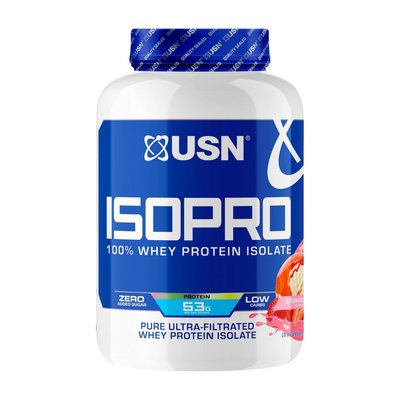 Сироватковий протеїн ізольят USN IsoPro 100% Whey Protein Isolate 1800 г, Шоколад 21993-01 фото