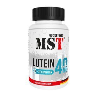 Лютеин (Lutein) 40 мг, 60 мягких капсул