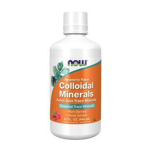 Коллоидные минералы Фульвовой кислоты (Colloidal Minerals), Now Foods, 946 мл, Малина
