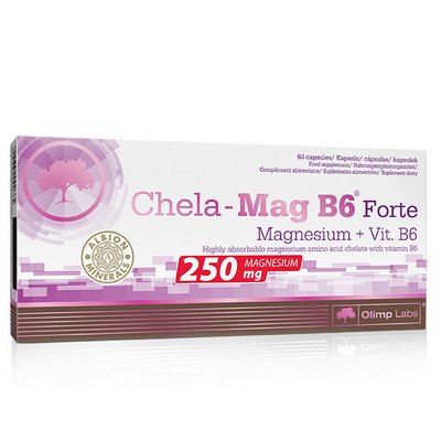 Магній Б6 (Chela-Mag B6 Forte), Olimp, 60 капсул 01237-01 фото