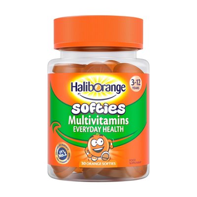 Мультивітаміни для дітей (Softies Multivitamins), Haliborange, 30 желейок, Помаранчевий 21228-01 фото
