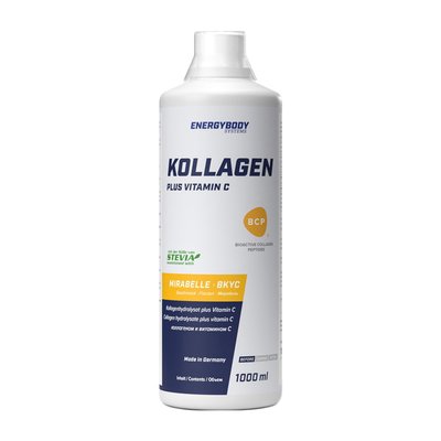 Колаген гідролізований плюс вітамін С (Kollagen plus vitamin C), Energy Body, 1000 мл, Мірабель 06406-01 фото