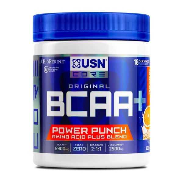 Аминокислоты БЦАА USN BCAA Power Punch 200 г, Мандарин 22472-01 фото