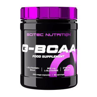 Глютамин G-BCAA Scitec Nutrition 250 капсул