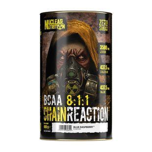 Амінокислоти БЦАА Nuclear Nutrition (Chain Reaction BCAA 8:1:1) 400 г, Драконний фрукт