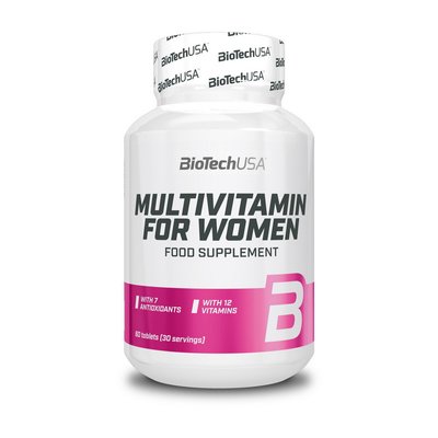 Мультивітаміни для жінок (Multivitamin for Women), BioTech, 60 табл 00519-01 фото