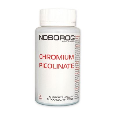 Піколінат Хрому (Chromium Picolinate), NOSOROG, 120 капсул 10980-01 фото