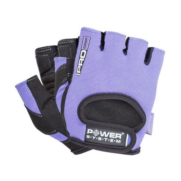 Перчатки для фитнеса Power System Pro Grip Gloves Purple 2250PU, S 20917-02 фото